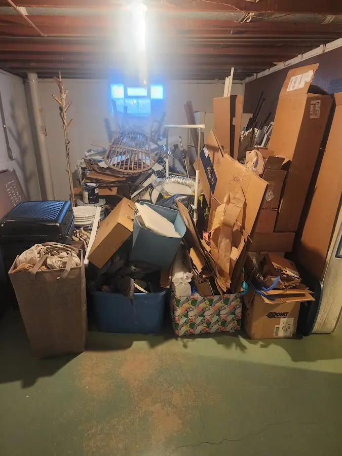 Roll-off dumpster container at job site for Construction Dumpster Rental in West Pennsboro